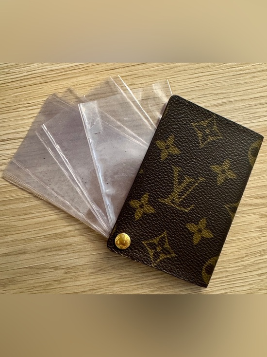 Louis Vuitton Accessories - Louis Vuitton Monogram Card Holder Photo Sleeve Wallet Vintage Made in France